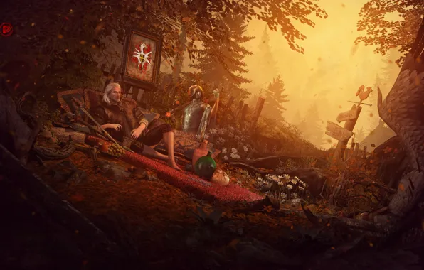 Nature, stay, picnic, the buzz, Geralt