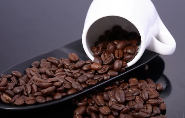 Coffee, Cup, placer, grain