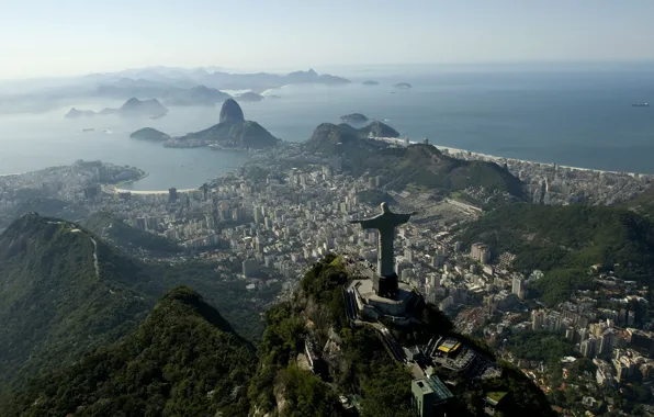 Picture sea, Brazil, sea, Rio de Janeiro, Brazil, Cristo Redentor, Rio de Janeiro, Corcovado