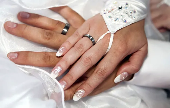 Ring, hands, engagement rings, the couple