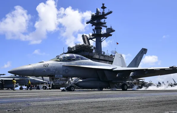 Super Hornet, carrier-based fighter, FA-18F, bomber and attack aircraft