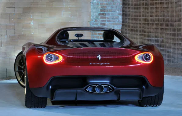 Concept, lights, view, stop, back, Ferrari, Sergio