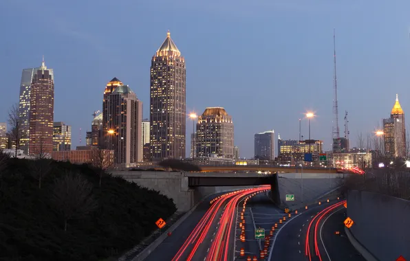 Picture city, the city, USA, Georgia, Atlanta