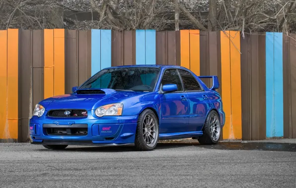 Picture Subaru, Impreza, WRX, Blue, STI