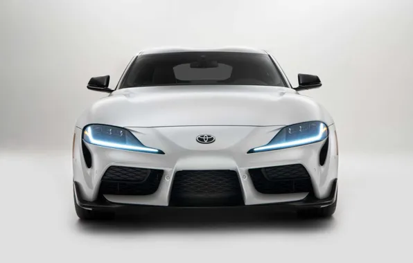 Picture sports car, front view, Toyota Supra, Toyota supra