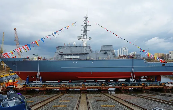 Navy, minesweeper, launching, Ivan Antonov