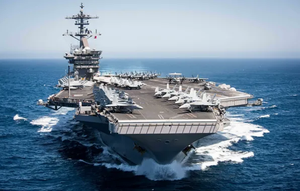 Picture aircraft carrier, USS Theodore Roosevelt, CVN 71
