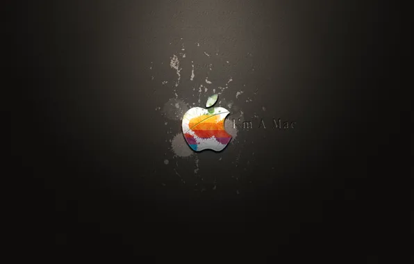 Picture apple, blots, i'm a mac