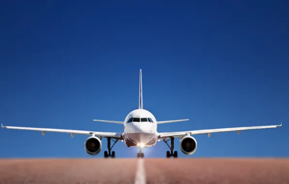 Road, the sky, aviation, strip, airport, the plane, roads, airplanes