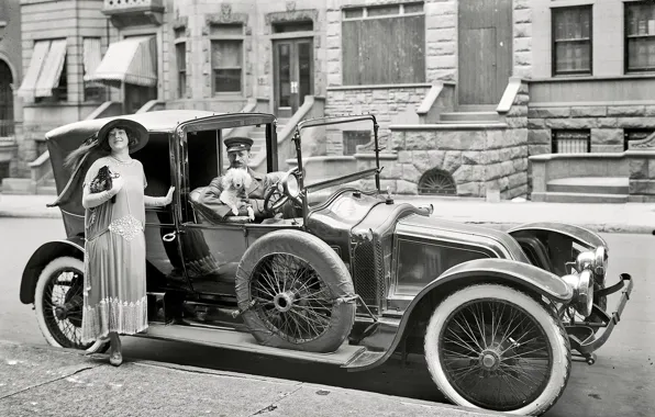 Picture retro, Ford, USA, car, 1916-the year