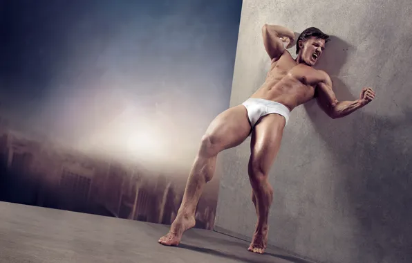 The city, Wallpaper, body, wallpaper, male, guy, torso, muscles