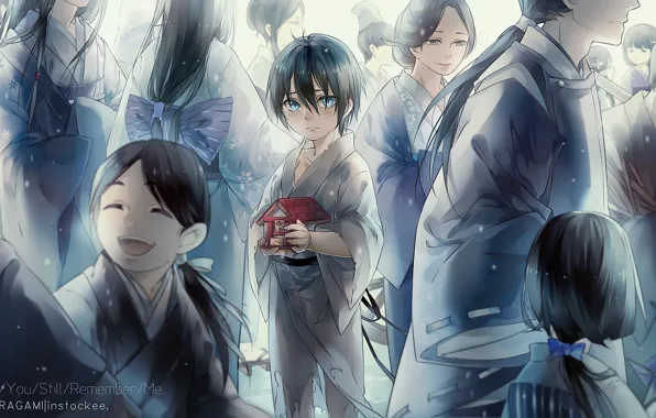 People, anime, art, A Homeless God, Noragami, Yato