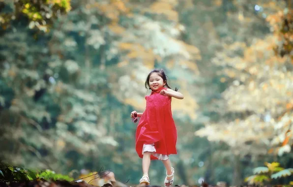 Background, mood, girl