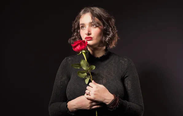 Rose, blouse, Camille