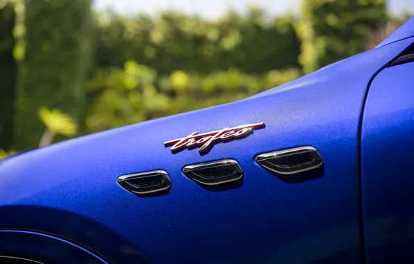Maserati, close-up, badge, Grecale, Maserati Grecale Trofeo