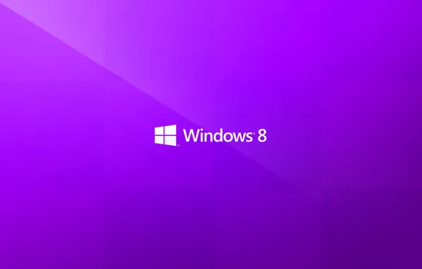 Picture the inscription, minimalism, logo, windows, purple, purple