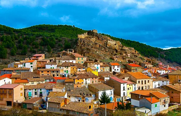 Picture roof, home, panorama, Spain, Torrijo de la Cañada