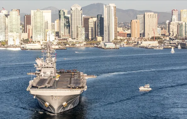 City, the city, port, USA, San Diego, port, San Diego, not a boat)