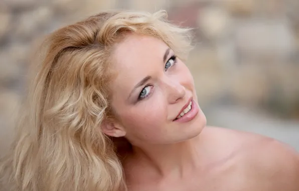 Model, Blonde, Portrait, Alissa, Close Up