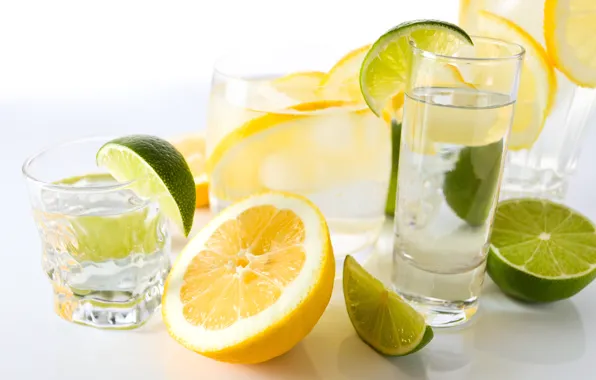 Picture lemon, lime, drink