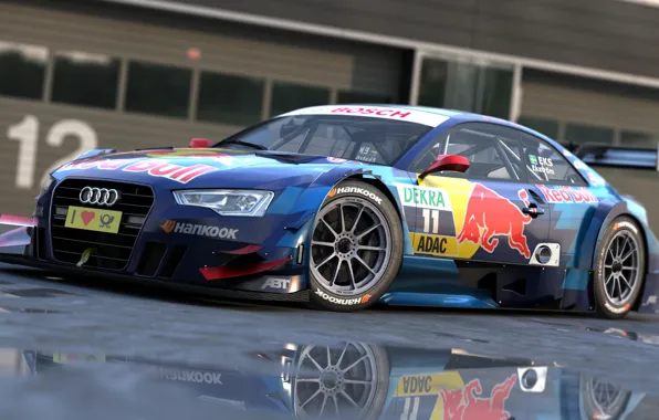 Machine, Audi, graphics, cars, art, DTM, dangeruss