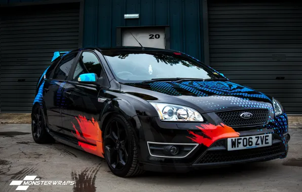 Picture ford, monster, focus, wraps