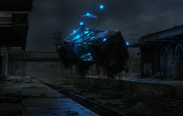 Night, station, Server Dust, Distilled