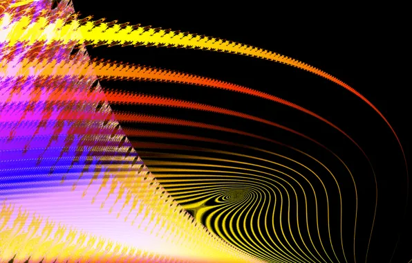 Picture rays, light, line, background, color, curves