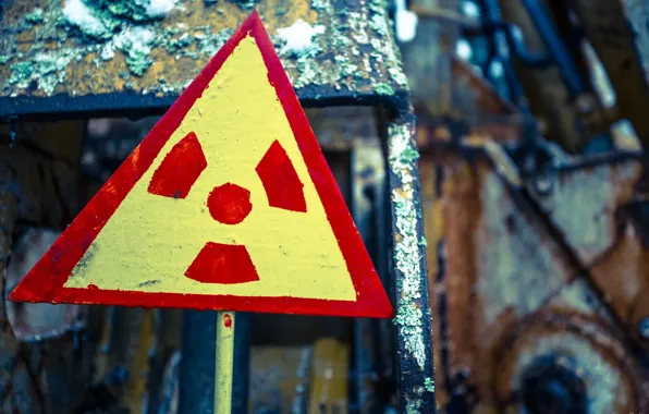 Picture background, sign, radiation