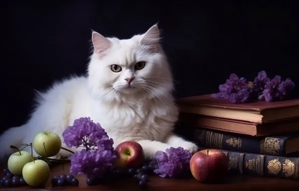 Cat, cat, digital art, AI art, neural network, the art of artificial intelligence