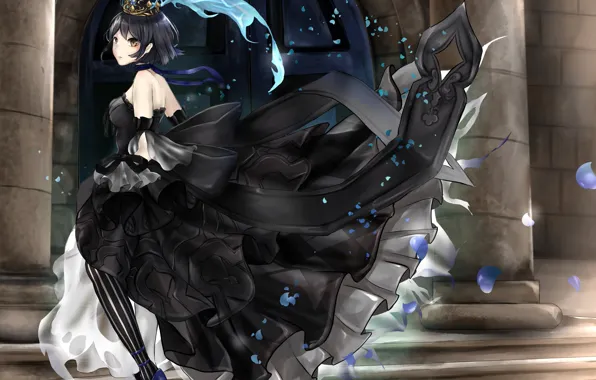 Girl, the game, art, girl, yukata, Quinceanera dresses, Alise, Sinoalice