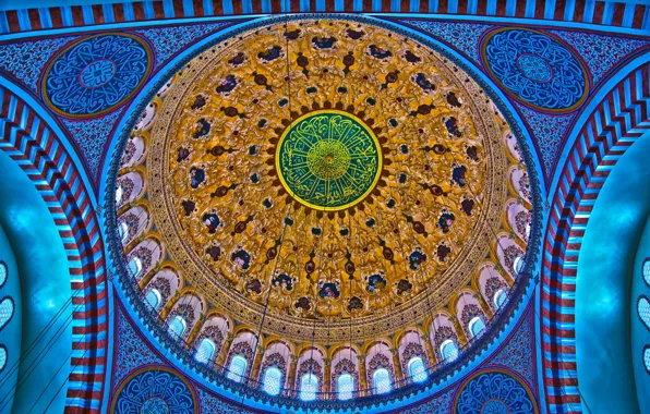 Mosque, the dome, Istanbul, Turkey, Suleymaniye