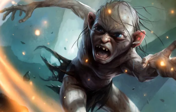Picture Gollum, Guardians Of Middle-Earth, Guardians of Middle Earth, Smeagol