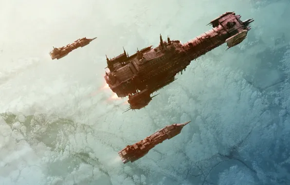 Picture space, ship, warhammer 40000