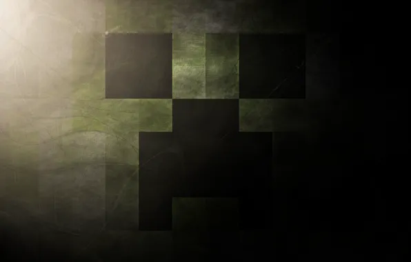 Picture the game, minecraft, creeper, mob