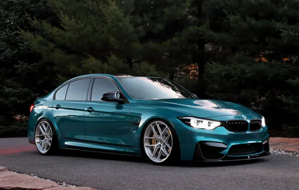 Picture BMW, Blue, Sedan, F80