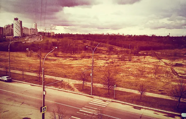 Spring, Street, Lights, Minsk, Heath