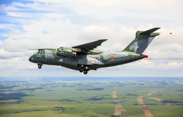 Picture FAB, Embraer, KC-390, military aircraft, Force Air Brazilian, Brazilian Air Force