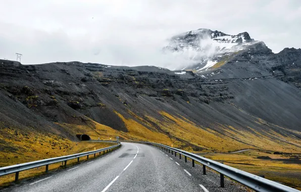 Road, landscape, mountains, Wallpaper, track, picture, Iceland, iceland