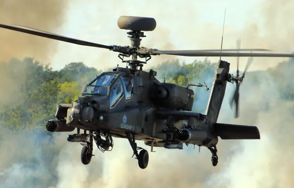 Picture helicopter, Apache, AH-64D, shock, main, "Apache"