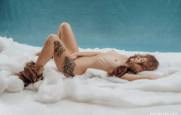 Chest, naked, tummy, figure, tattoo, tattoo, legs, Anna