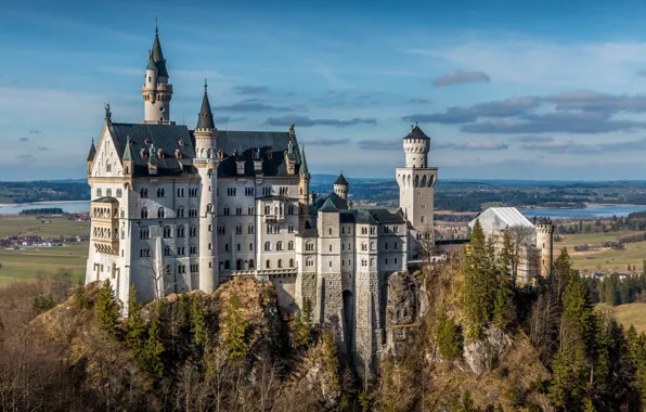 The city, Germany, Germany, Bavaria, Neuschwanstein Castle