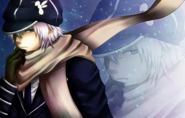 Cold, winter, look, snow, scarf, guy, art, bee mail