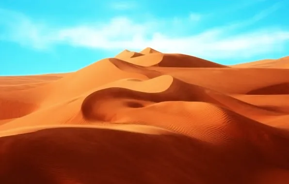The sky, dunes, Sands