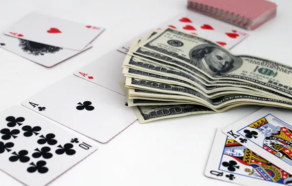 Picture card, money, poker, casino