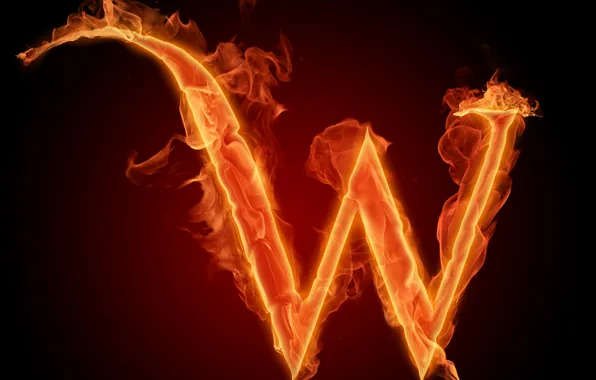 Fire, flame, letter, Litera