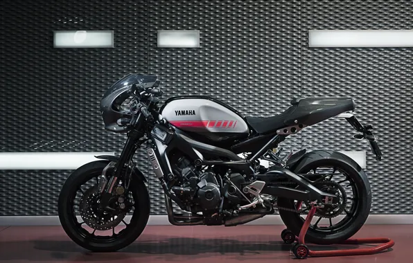 Tuning, motorcycle, is, Yamaha, moto, tuning, custom, on the stand