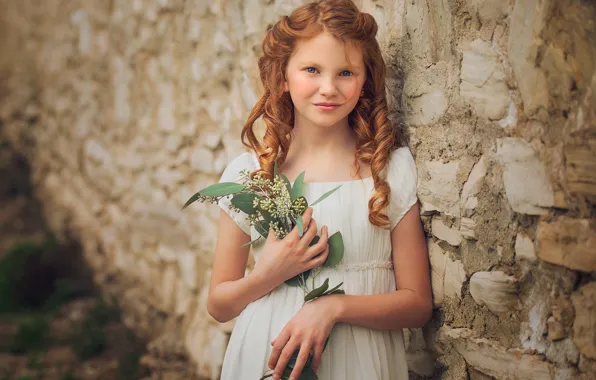 Girl, the beauty, curls, redhead, curls, Edie Layland
