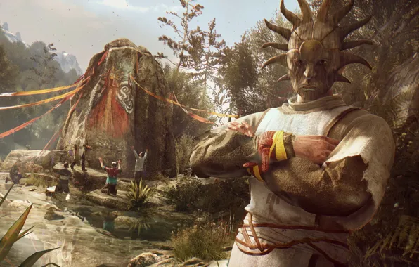 Game, survivor, mask, Dying Light, Dying Light The Following