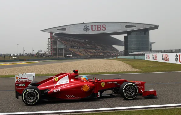 Picture Formula 1, Ferrari, Shanghai, Fernando Alonso, Fernando Alonso, f2012